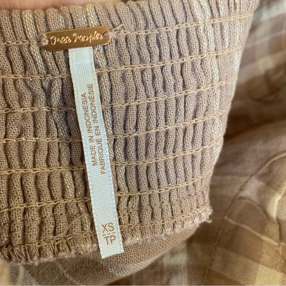 Free People Life Like This Linen Strapless Midi Dress - Picture 15 of 15